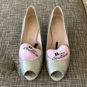 Browns Couture open toe heels.